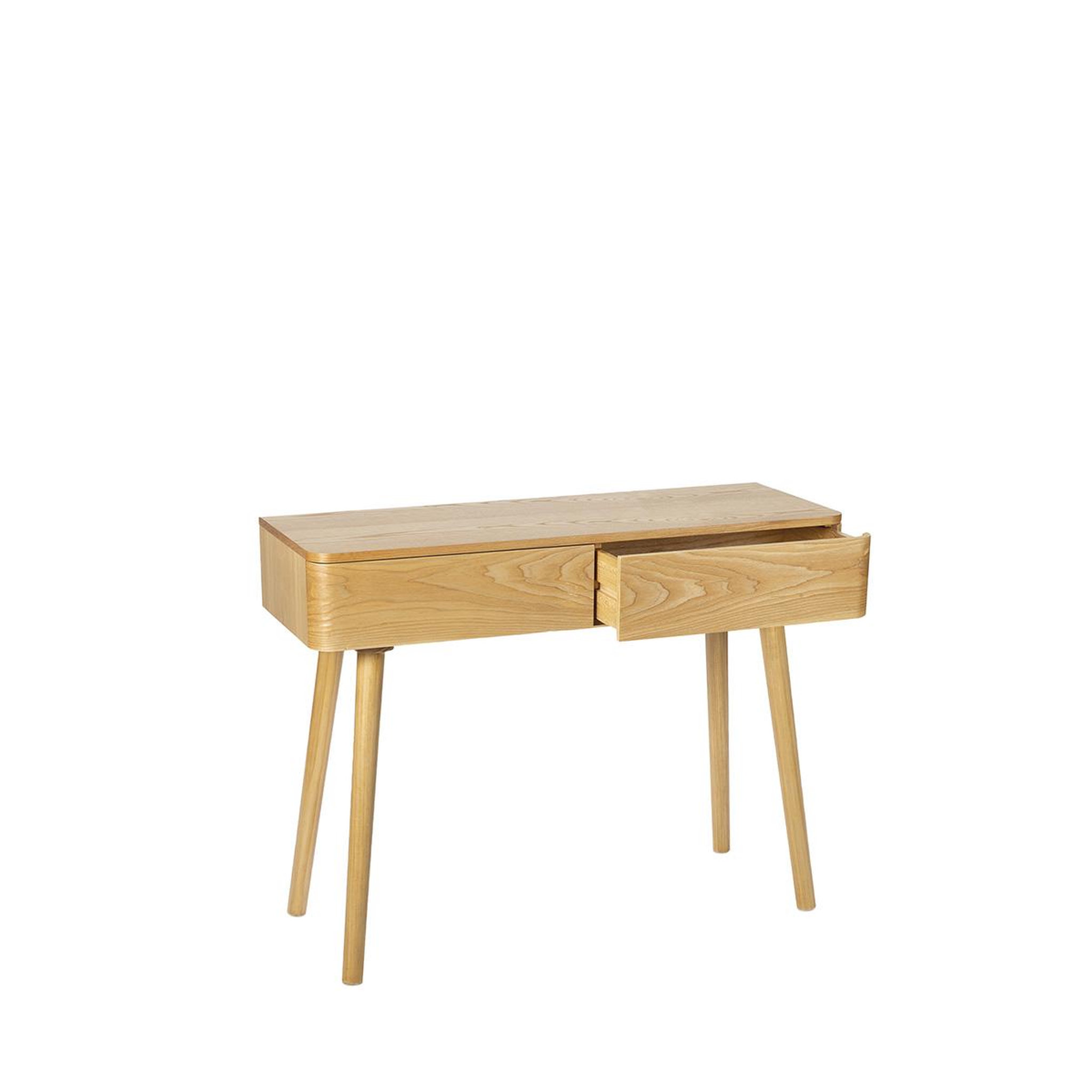Voir la diapositive 3 : MAISON AUBERTIN Console bois frêne sienna - Naturel