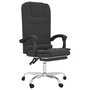 Voir la diapositive 2 : VIDAXL Fauteuil de massage inclinable de bureau Noir Similicuir