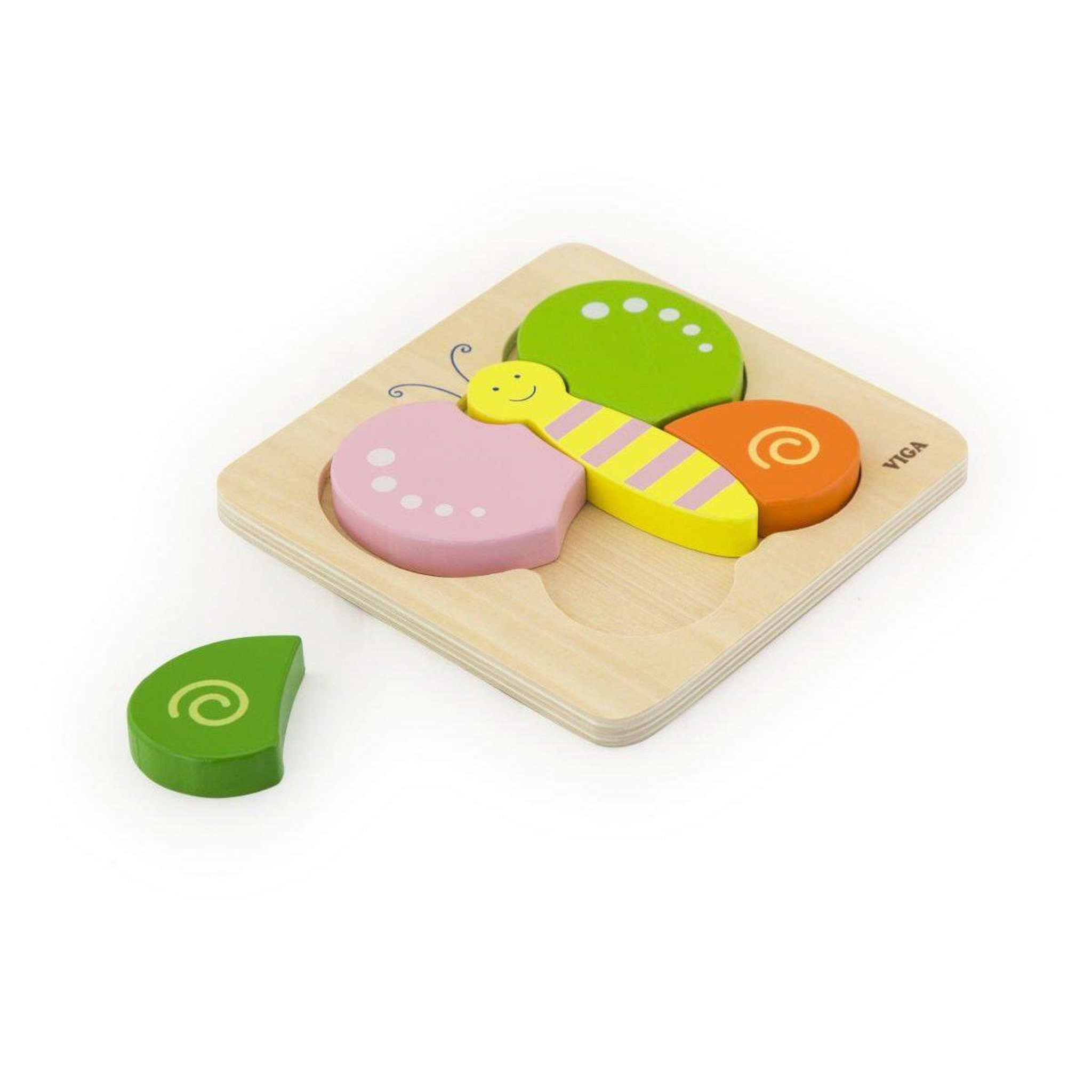 Voir la diapositive 2 : VIGA Puzzle pratique  50170 - papillon