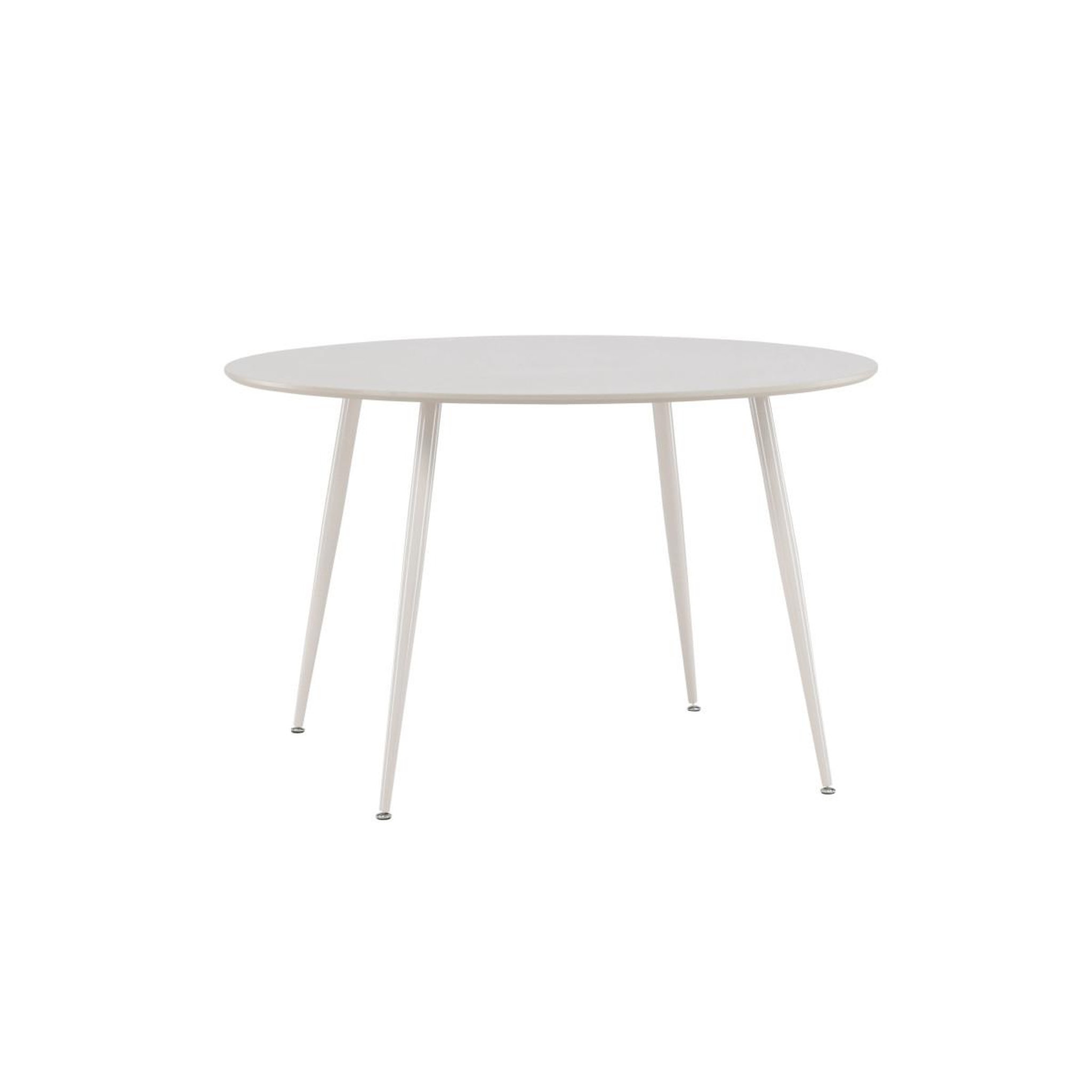 Voir la diapositive 2 : Paris Prix Table à manger ronde  plaza  120cm beige