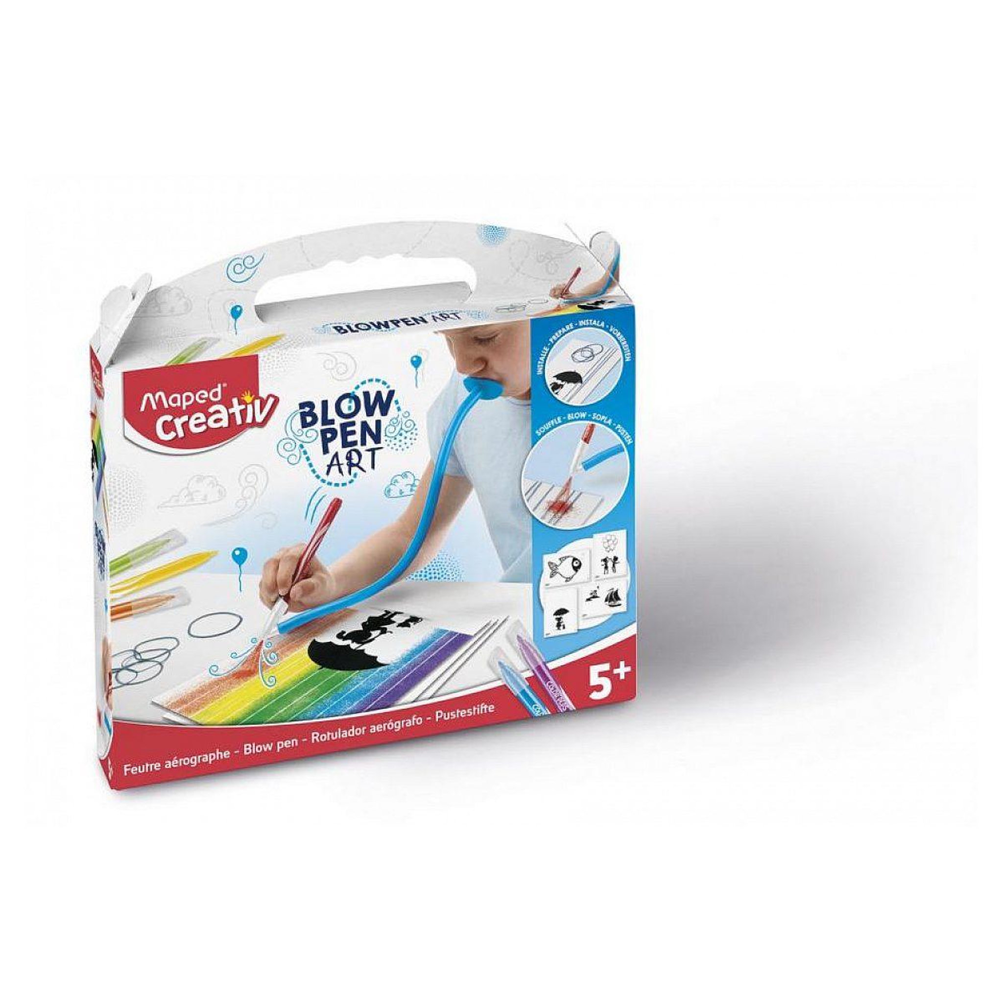 MAPED Blow pen string art  creativ boite carton