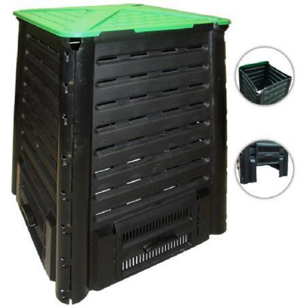 Composteur 600 litres noir