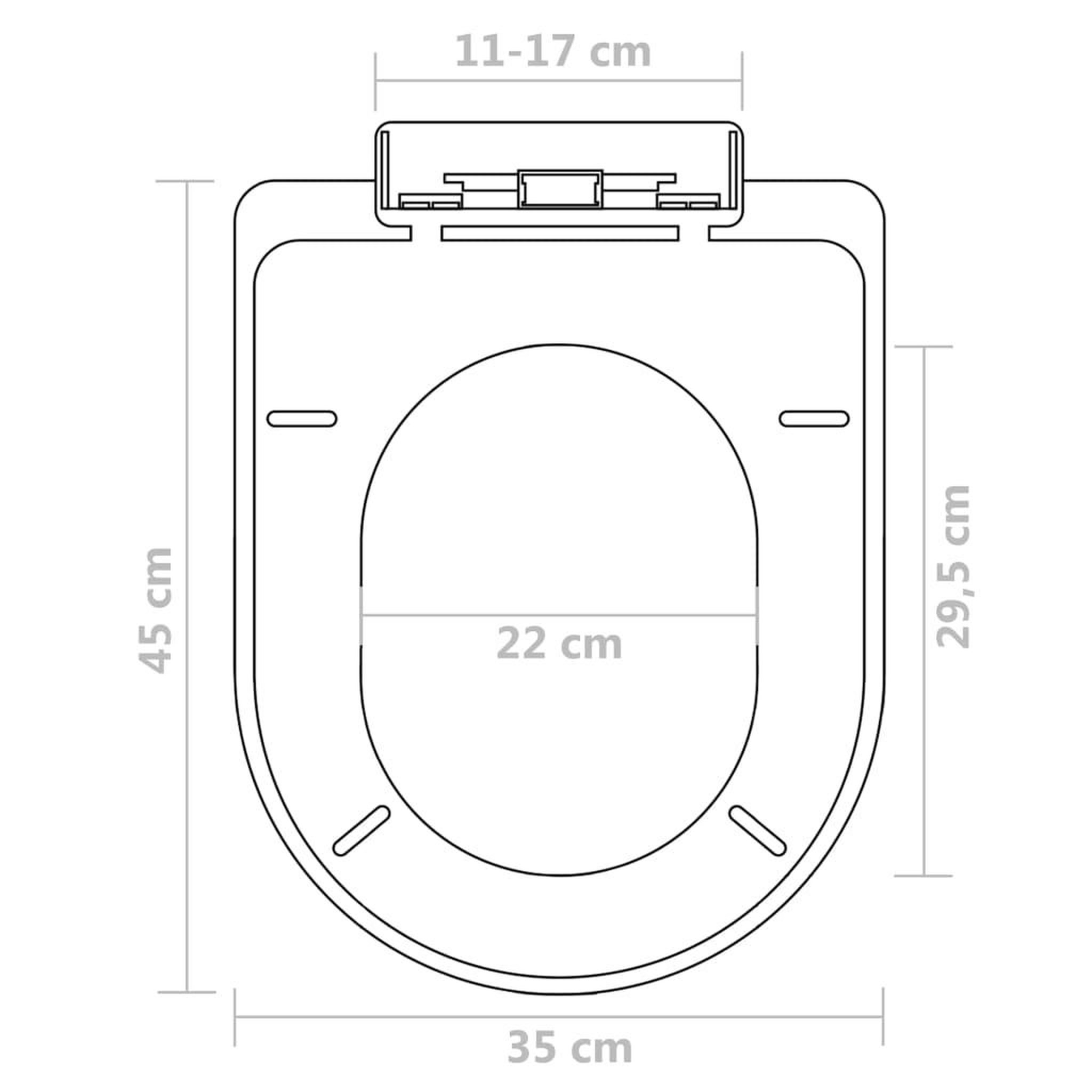 Voir la diapositive 6 : VIDAXL Sieges de toilette avec couvercles 2 pcs plastique blanc