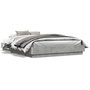 Voir la diapositive 2 : VIDAXL Cadre de lit sans matelas gris beton 120x200 cm