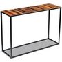 Voir la diapositive 2 : VIDAXL Table console Bois de recuperation massif 110x35x76 cm
