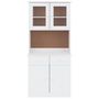 Voir la diapositive 3 : VIDAXL Buffet ALTA blanc 77x35x165 cm bois massif de pin