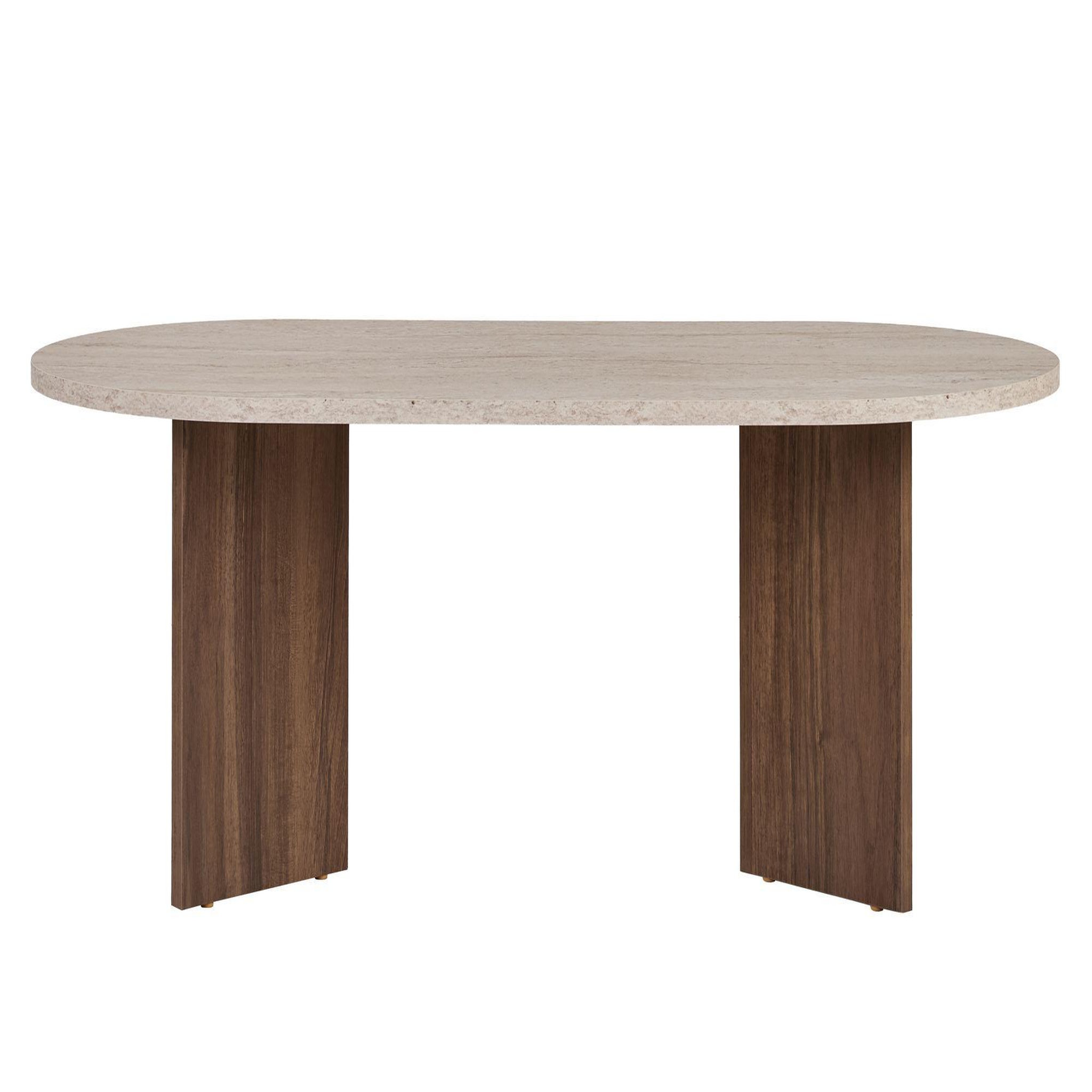 Habitat et Jardin Table basse en bois  sable  119 x 60 x 40 cm - travertin