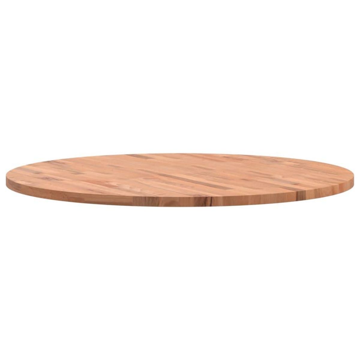 VIDAXL Dessus de table Ø90x2,5 cm rond bois massif de hetre