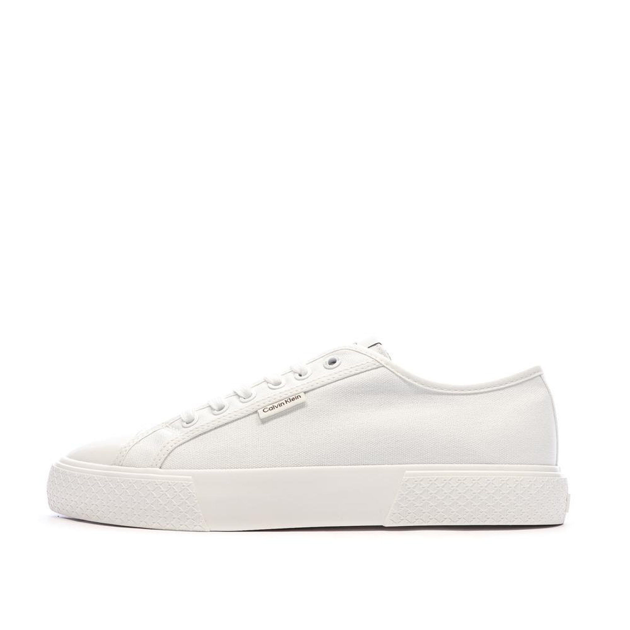 CALVIN KLEIN JEANS Baskets blanches homme calvin klein jeans laceup. Coloris disponibles : Blanc