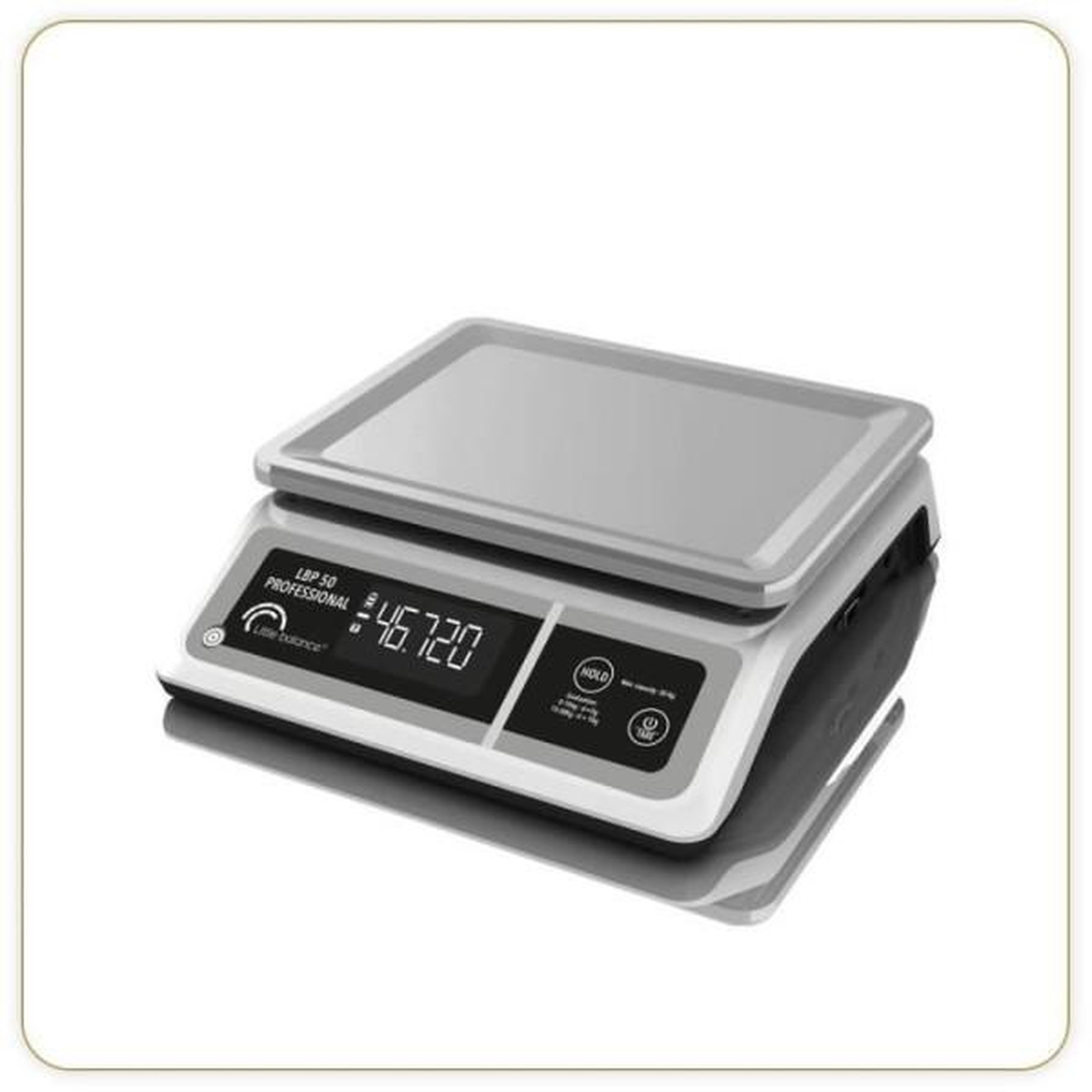 LITTLE BALANCE Balance de Cuisine Electronique de Precision Balance professionnelle - LBP 50 Professional - USB - Gris - LITTLE BALANCE -  - 50 kg