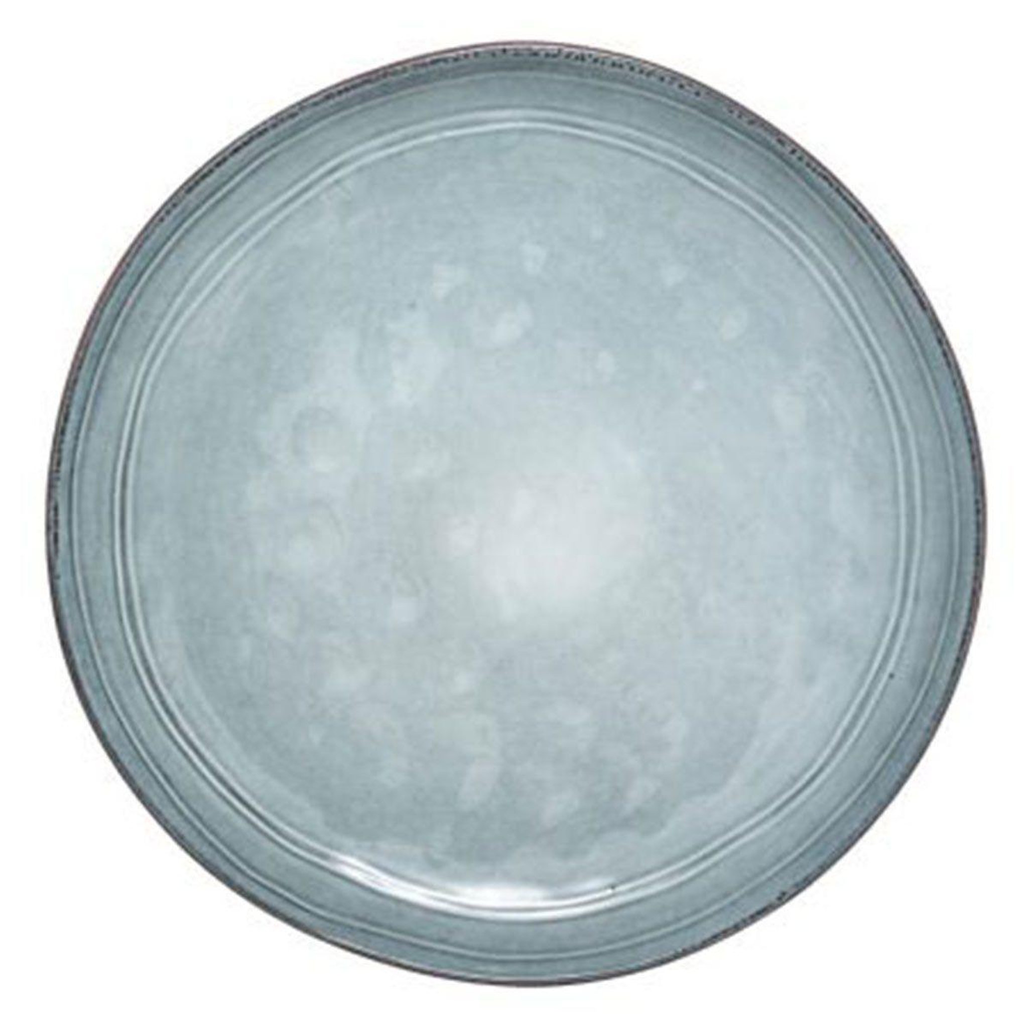 SECRET DE GOURMET Lot de 6 assiettes à dessert  flower  21cm bleu