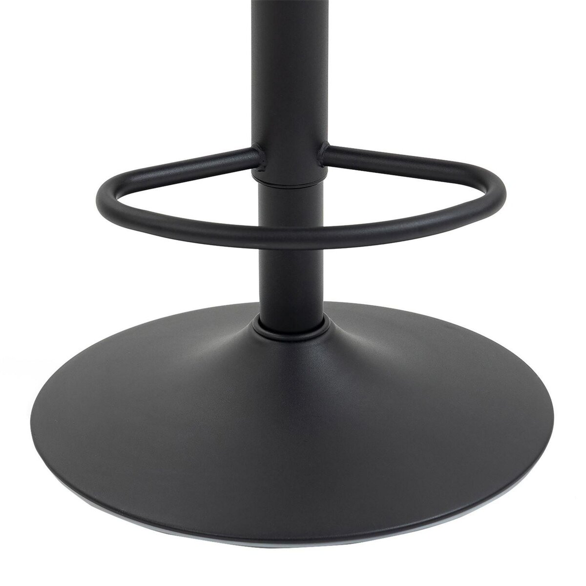 IDIMEX Lot de 2 tabourets de bar VENEZA en tissu suédine