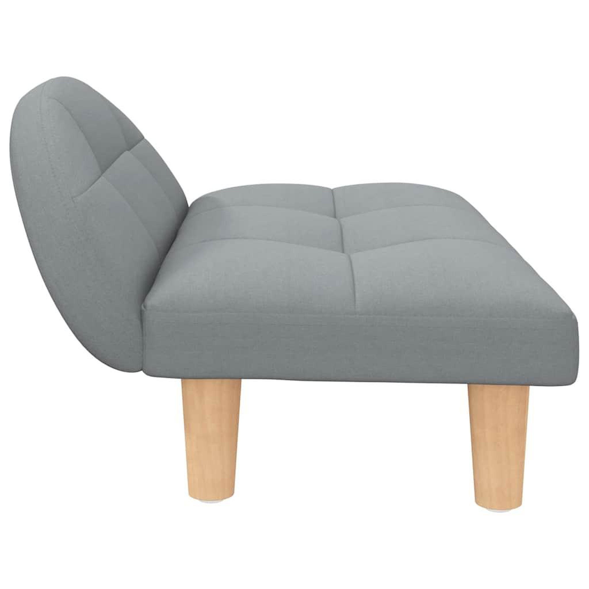 Voir la diapositive 4 : VIDAXL Lit pour chien gris clair 70x52x30 cm tissu