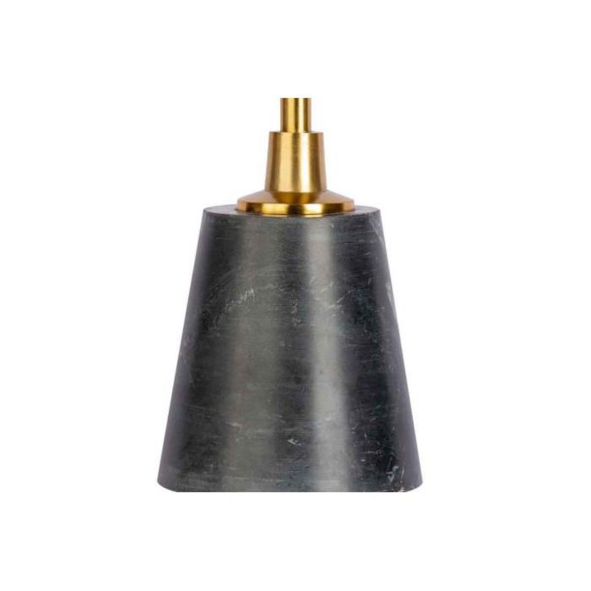 Paris Prix Bougeoir Design en Marbre  Fayya  22cm Noir & Or