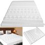 Voir la diapositive 4 : ID MARKET Surmatelas 140x190 CM ELIAS mousse mémoire de forme 10 zones