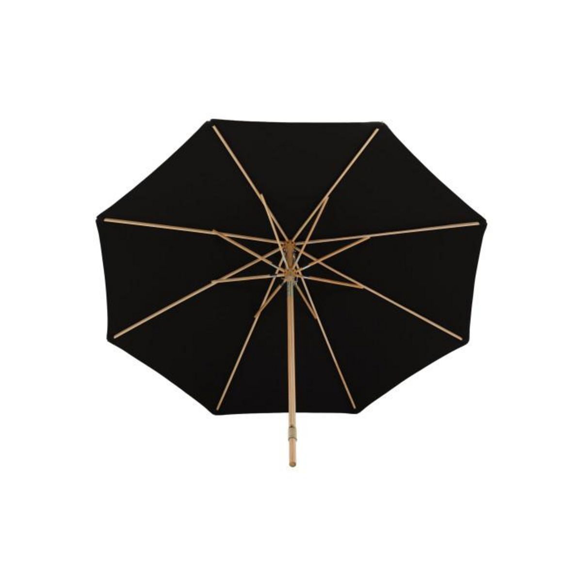 Paris Prix Parasol en Bois  Nypo  330cm Noir