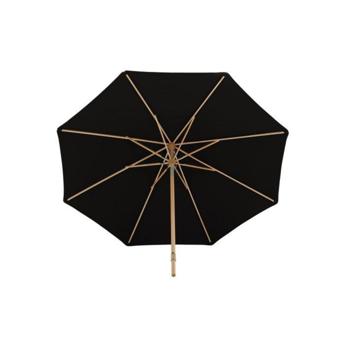 Paris Prix Parasol en Bois  Nypo  330cm Noir