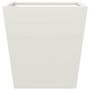 Voir la diapositive 4 : VIDAXL Jardiniere blanc 40x40x40 cm acier