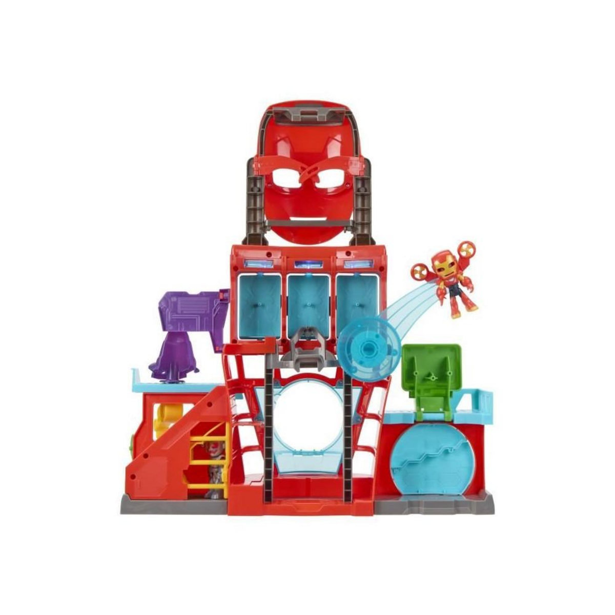 HASBRO QG d'Iron Man, coffret électronique pour enfant, Marvel Iron Man and his Awesome Friends, des 4 ans