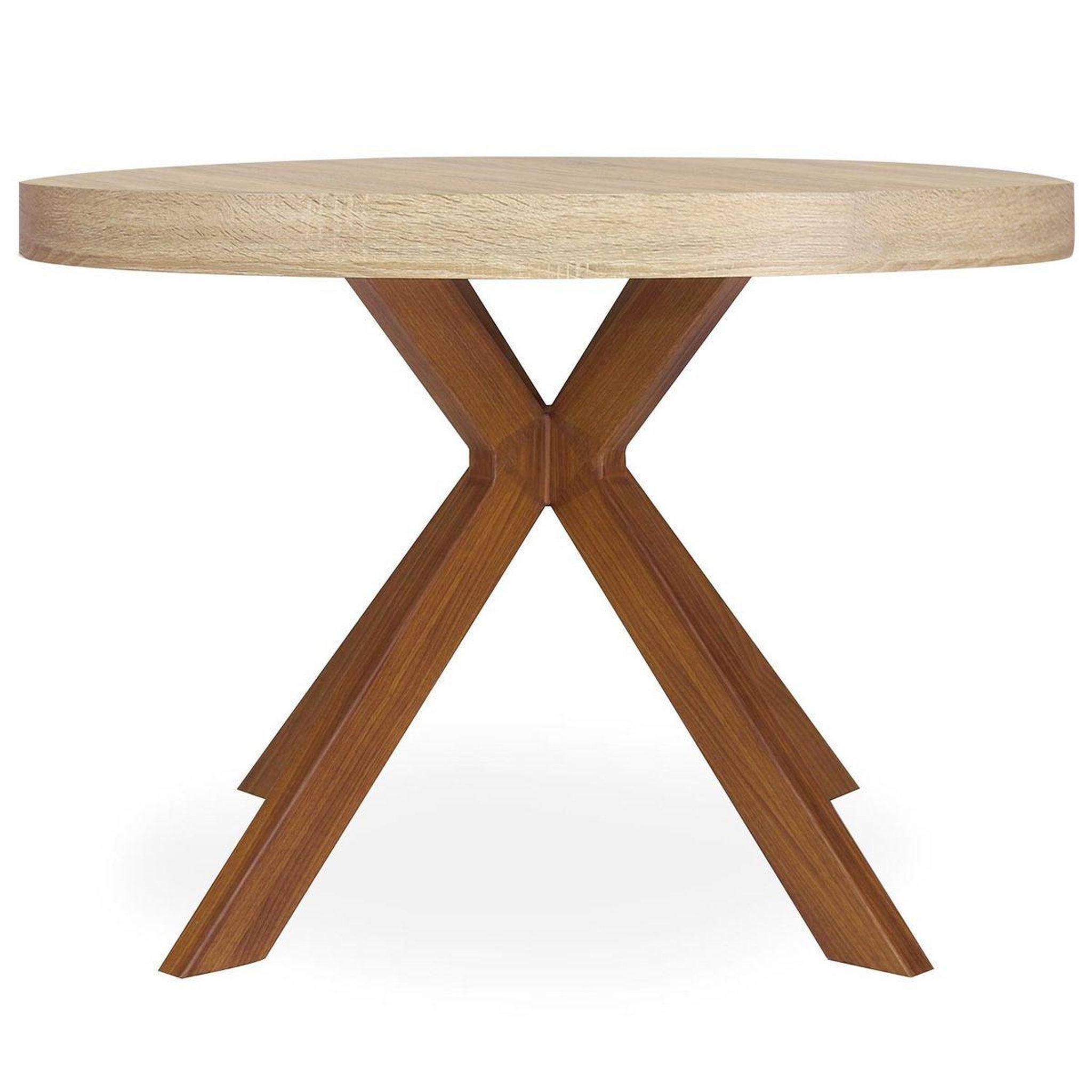 Voir la diapositive 2 : Paris Prix Table ronde extensible  zefane  160-260cm naturel