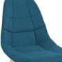 Voir la diapositive 6 : ID MARKET Lot de 6 chaises scandinaves GABY mix color beige, gris clair, bleu canard x2, gris foncé x2 en tissu