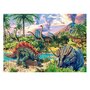 Castorland Puzzle 120 pièces : Les volcans et dinosaures