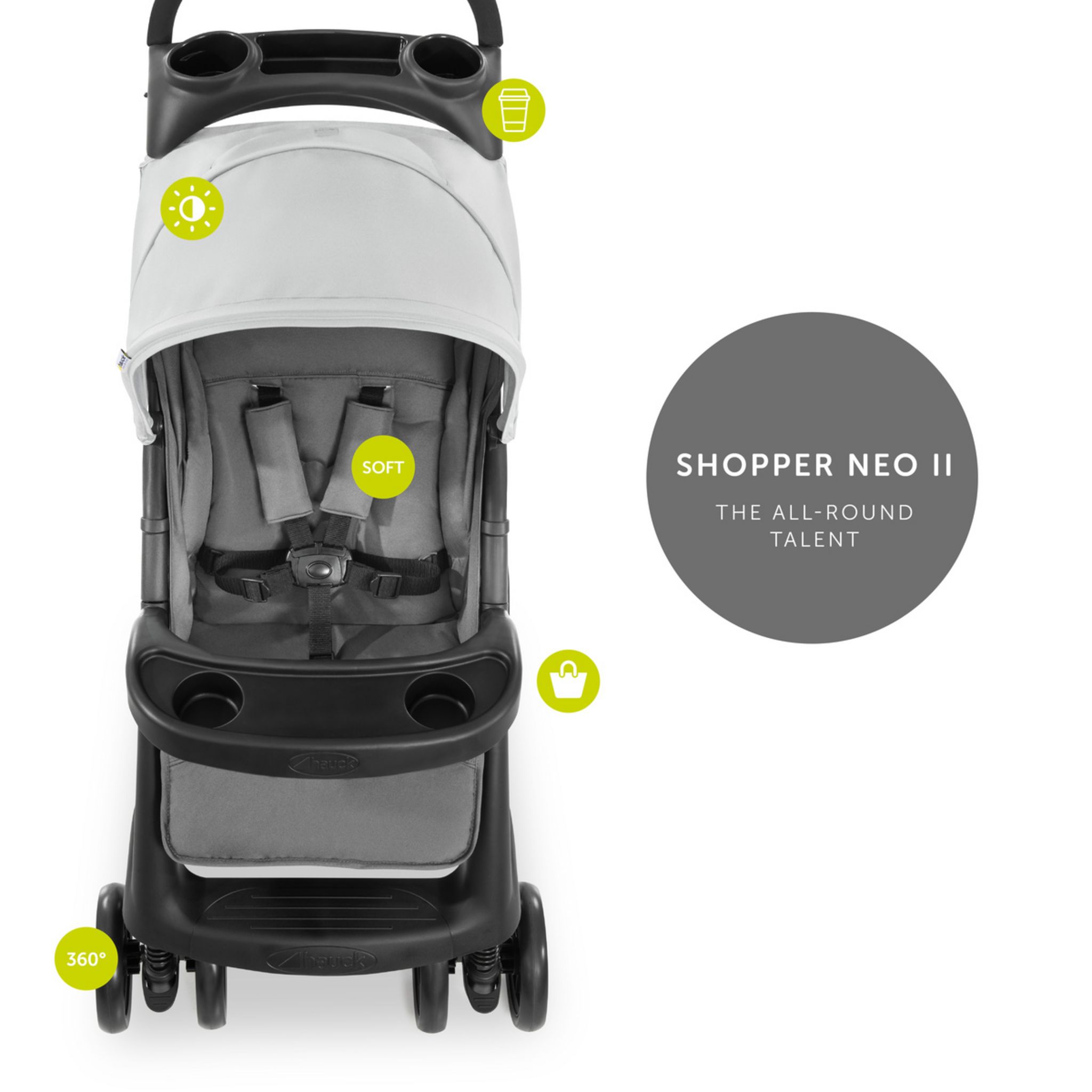 HAUCK Poussette citadine Shopper Neo II