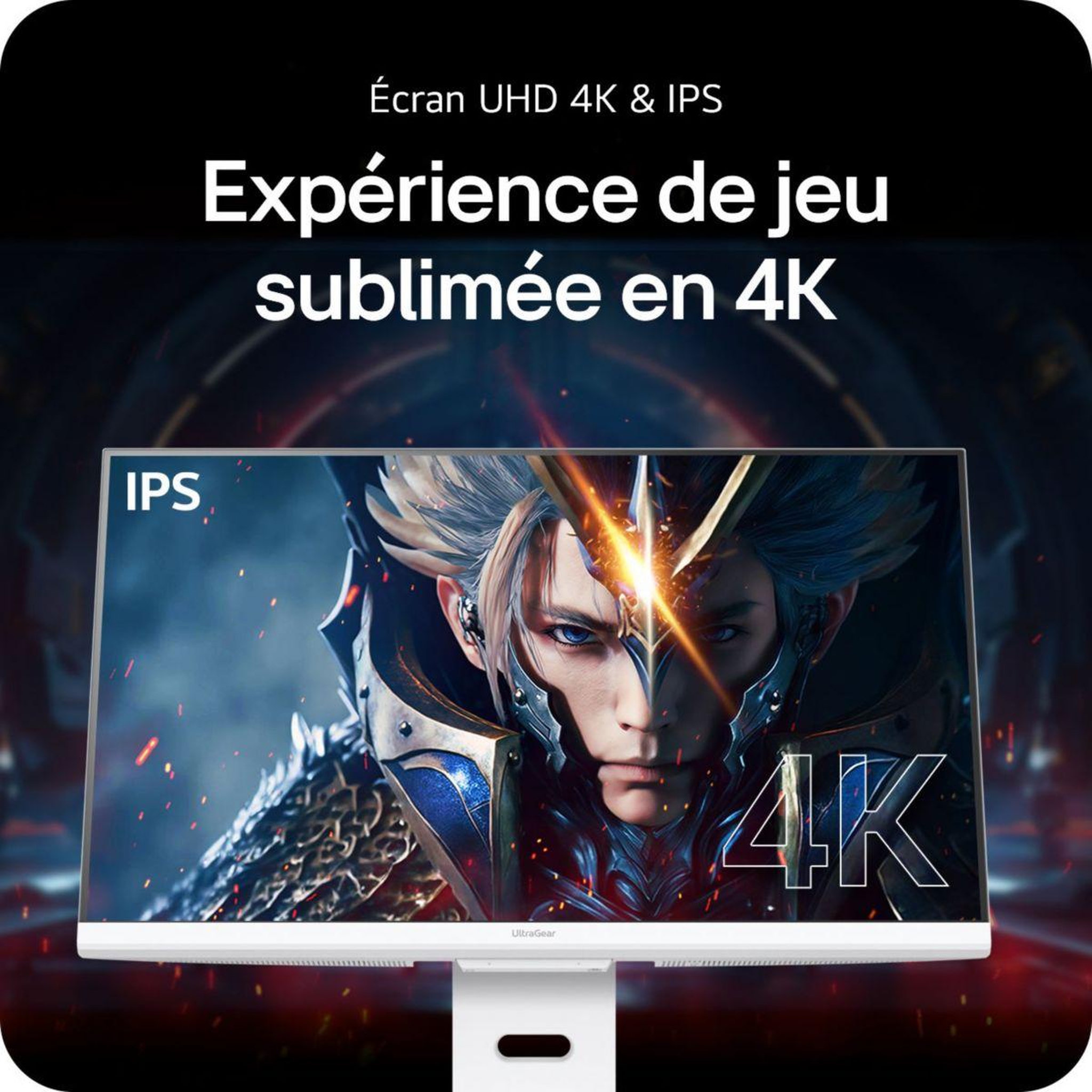 Voir la diapositive 4 : LG Ecran PC Gamer 32G810SA 32  4K 144Hz IPS HDR10 HDMI 2.1 AMD FreeSync & G-Sync