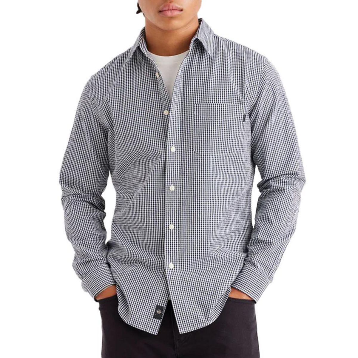 DOCKERS Chemise /Blanc à Carreaux Homme Dockers Woven