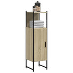 VIDAXL Armoire de salle de bain chene sonoma 33x33x120,5 cm