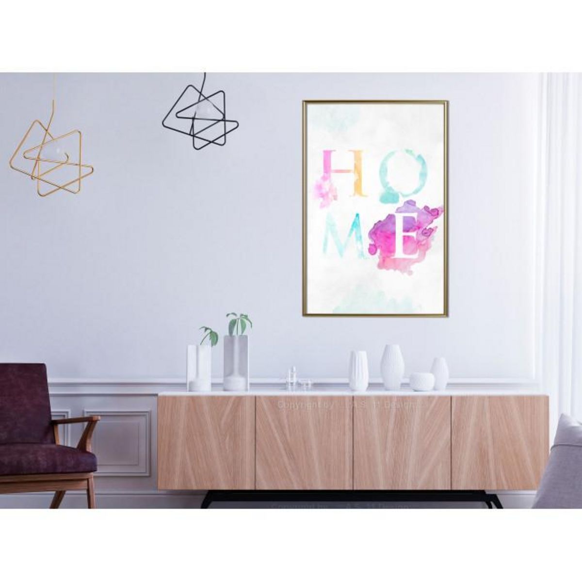 Paris Prix Affiche Murale Encadrée  Home IV