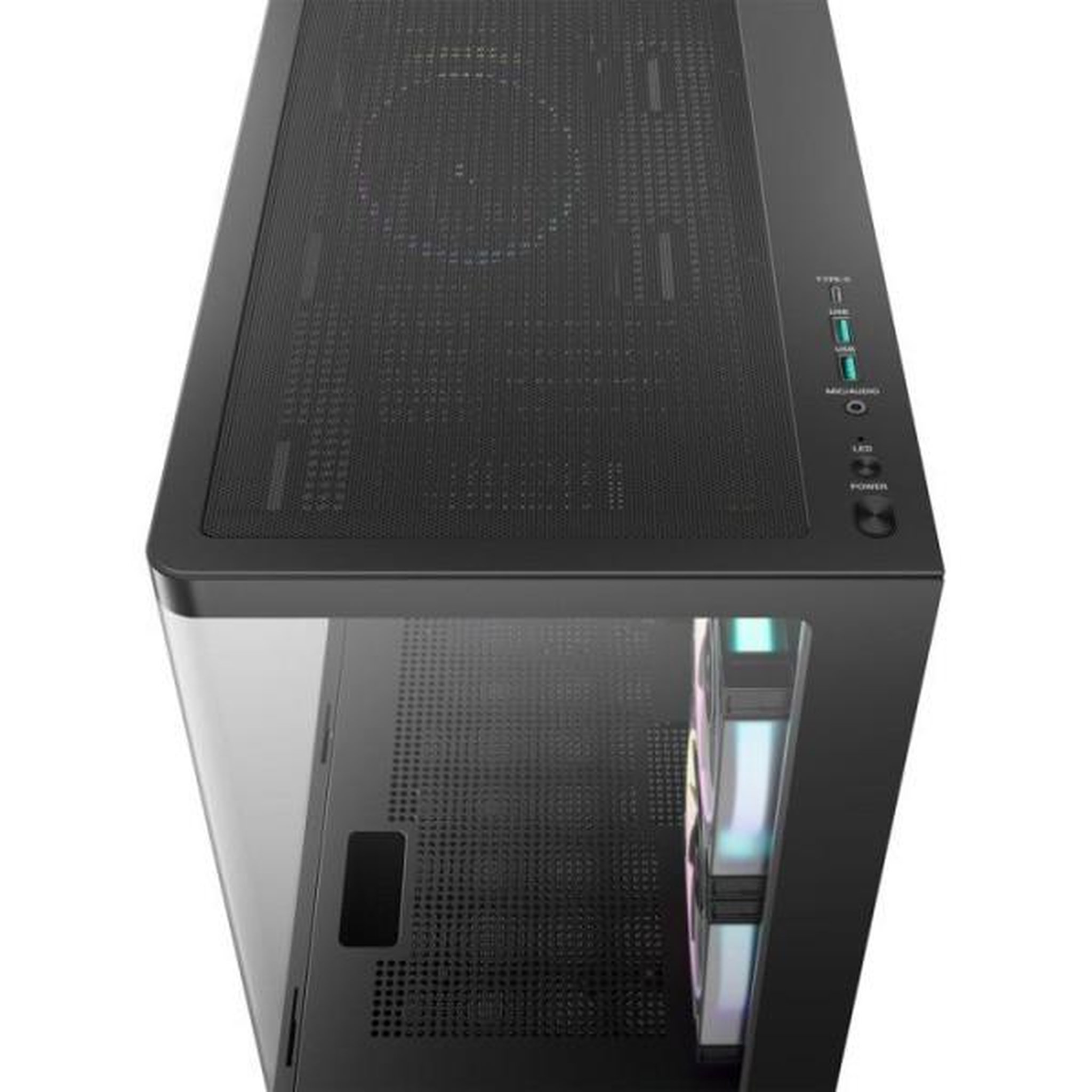 Voir la diapositive 5 : Deepcool Boîtier PC - DEEPCOOL - CG380 3F CURVE - Moyen tour - Micro-ATX - 3 ventilateurs ARGB inclus