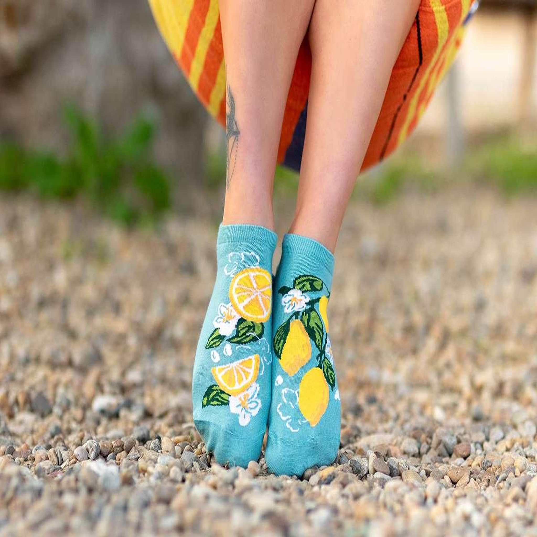 Voir la diapositive 3 : PIRIN HILL Socquettes arty citrons