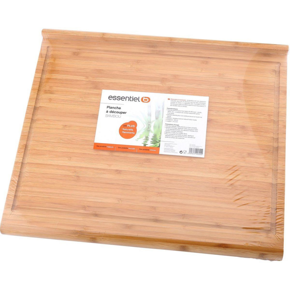 ESSENTIEL B Planche à découper Billot N°2 BAMBOU