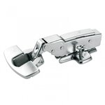 CENTRALE BRICO Lot de 2 charnières invisibles à encastrer Ø mm, demi-recouvrement ouverture 1