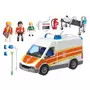 PLAYMOBIL 6685 - City Life - Ambulance avec gyrophare et sirène