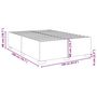 Voir la diapositive 6 : VIDAXL Cadre de lit sans matelas vert fonce 160x200 cm velours