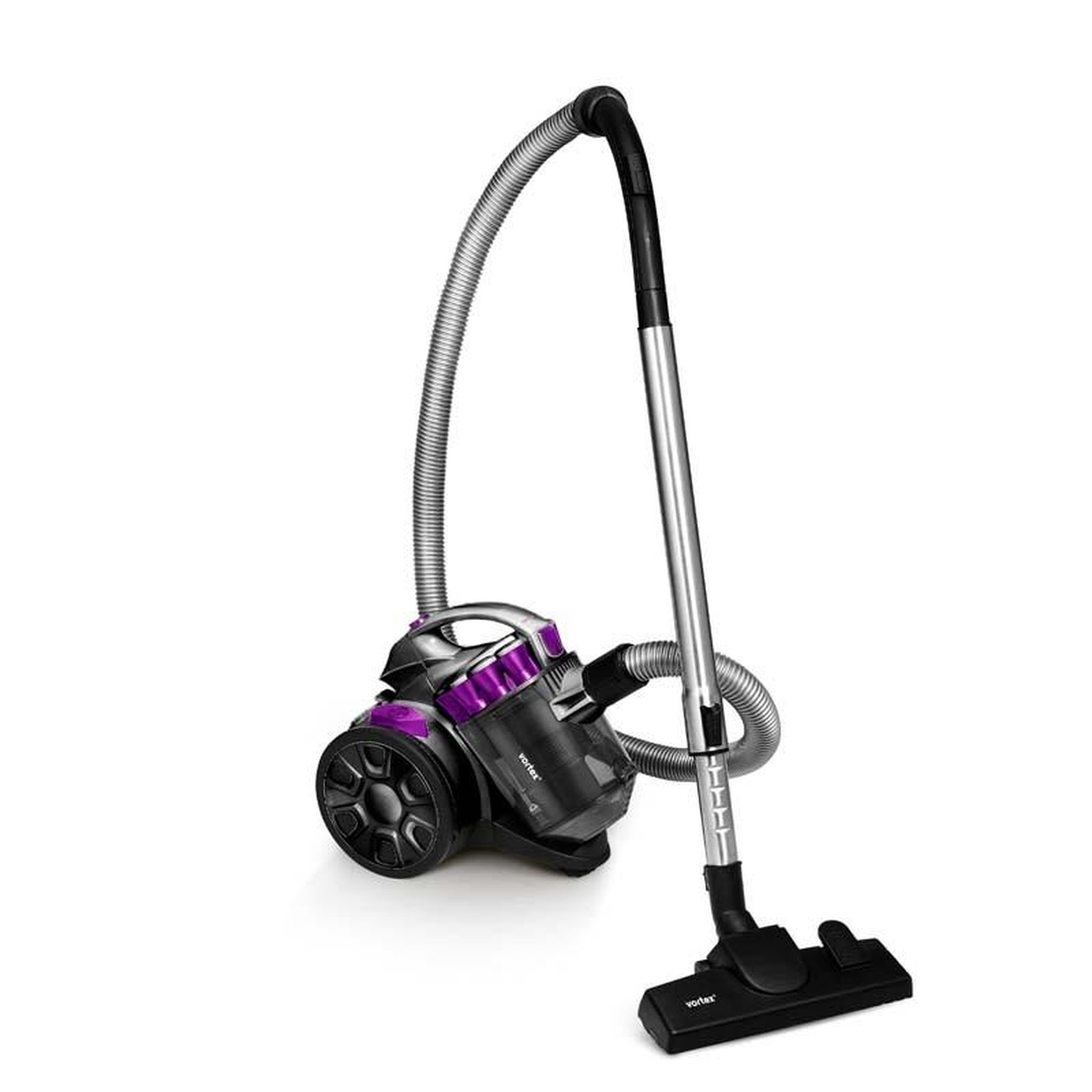 VORTEX Aspirateur traineau sans sac avec brosse pour animaux zii black vortex