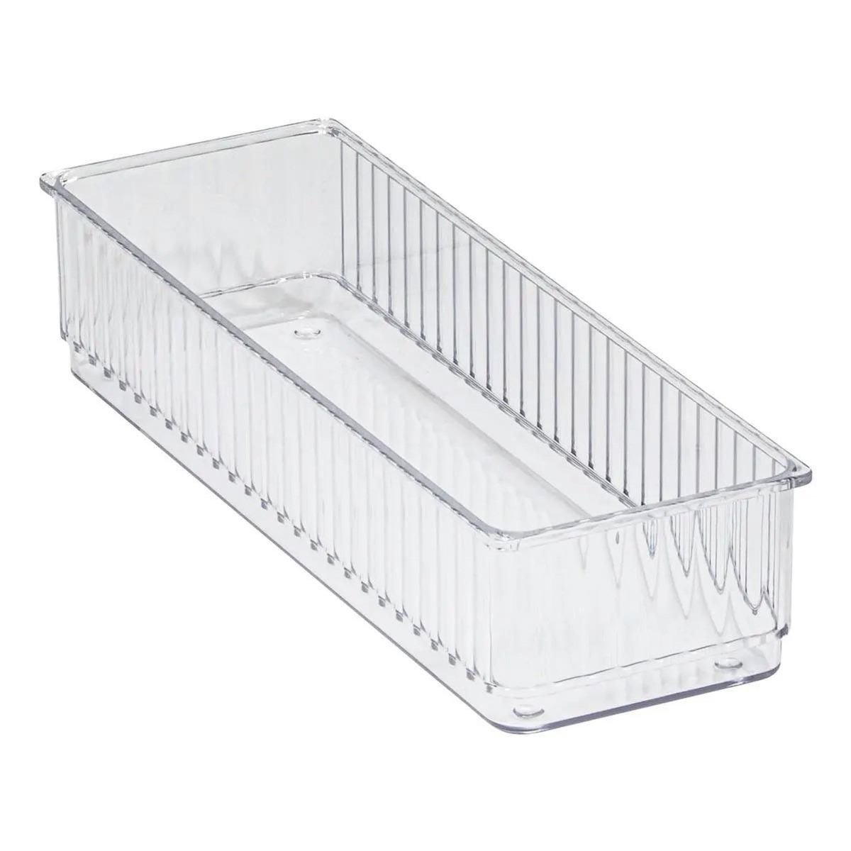 FIVE Lot de 6 Organiseurs de Tiroir  Plastor  24cm Transparent