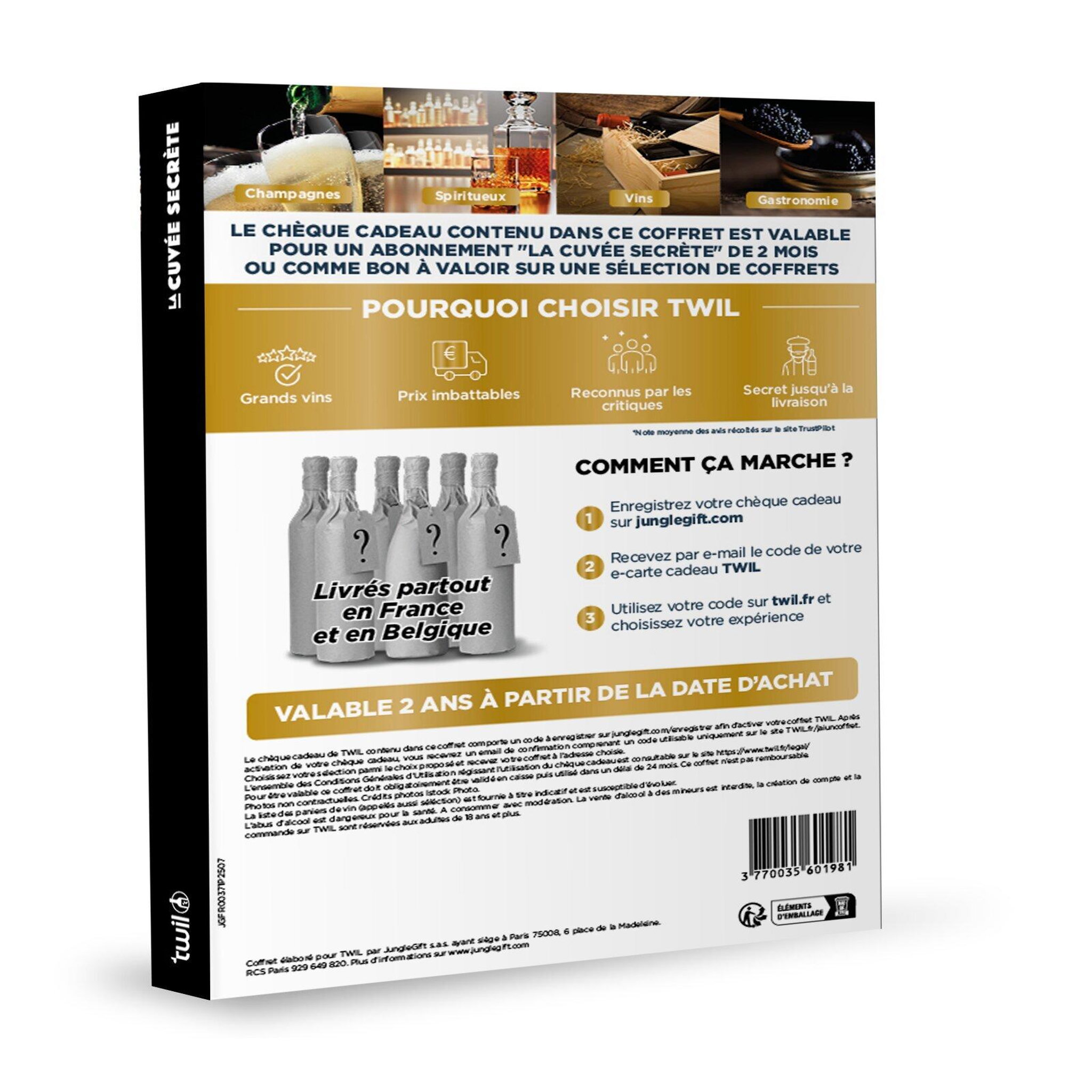 Voir la diapositive 3 : TWIL Coffret cadeau Twil - Cuvée secrète