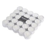 Paris Prix Lot de 50 Bougies Chauffe-Plat  Tentation  3,8cm Blanc