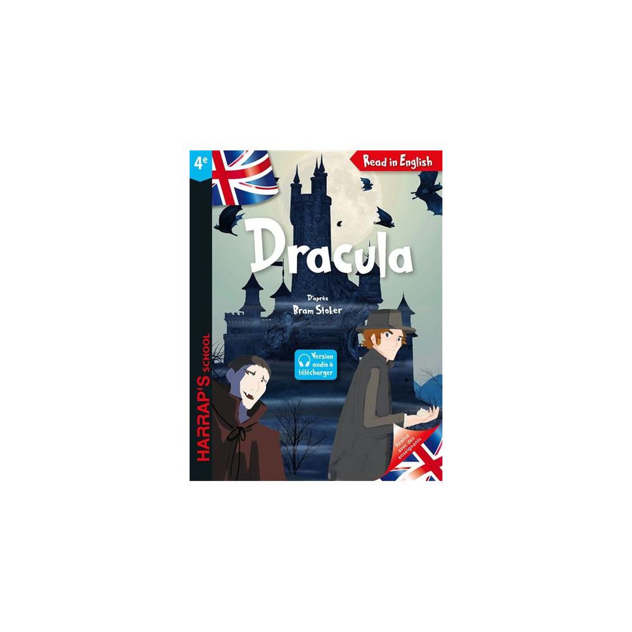Dracula 4e – édition illustrée en anglais (read in english) avec audio et fiches pédagogiques – broché