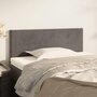 Voir la diapositive 1 : VIDAXL Tete de lit Gris fonce 100x5x78/88 cm Velours