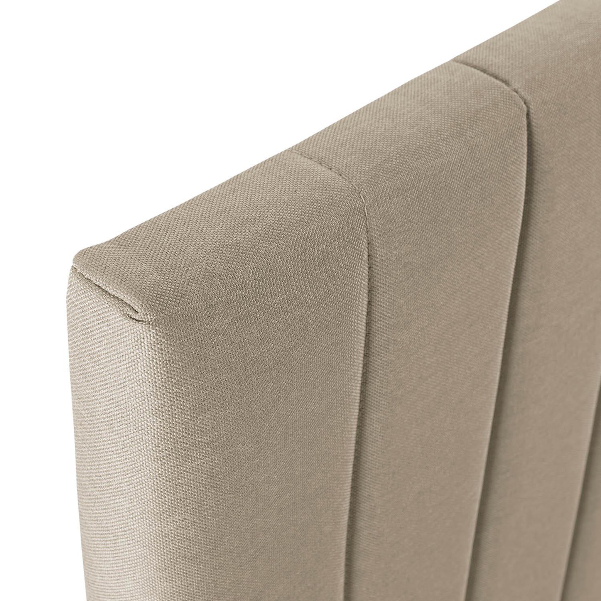 Voir la diapositive 5 : VS VENTA-STOCK Tête de lit tapissée Eris 160x60 cm Beige