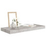 Voir la diapositive 3 : VIDAXL Etagere murale flottante gris beton 60x23,5x3,8 cm MDF