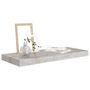 Voir la diapositive 3 : VIDAXL Etagere murale flottante gris beton 60x23,5x3,8 cm MDF
