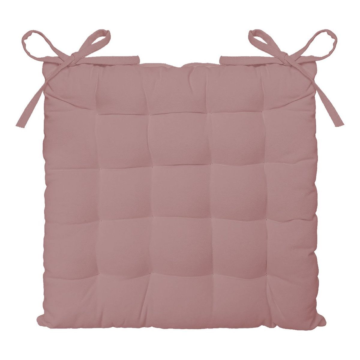 TODAY Galette de chaise unie matelassée en gaze de coton INDIAN FLOWERS