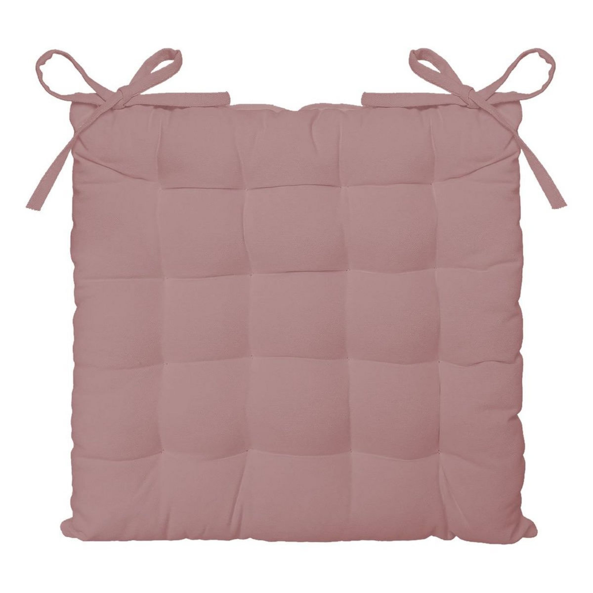 TODAY Galette de chaise unie matelassée en gaze de coton INDIAN FLOWERS