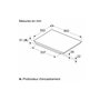 Voir la diapositive 4 : BOSCH Table de cuisson induction 80cm 4 feux 7400kw noir - PVS831HC1H