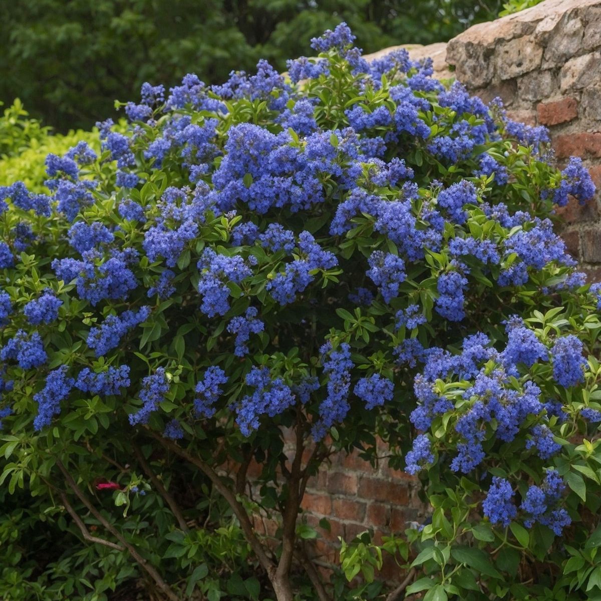 PLANT IN A BOX Lilas de Californie - Set de 2 - Ceanothus Repens - H60-70cm - ⌀17cm